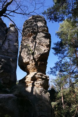 skalní věž Džbán