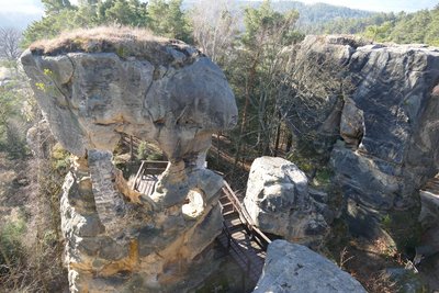 Centrální část hradu