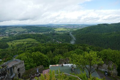 Výhled z horní plošiny