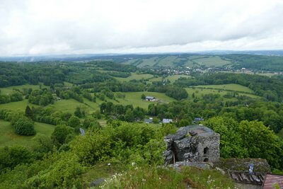 Výhled z horní plošiny