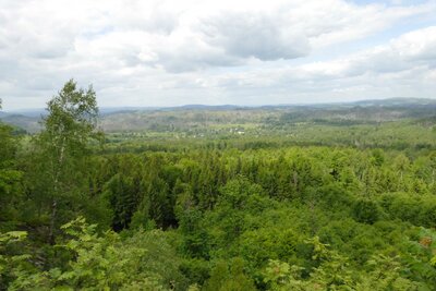 Výhled západním směrem