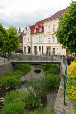 Chřibská Kamenice v centru obce