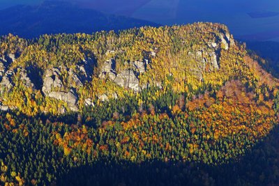 Koruna v Broumovských stěnách, foto L. Jenka