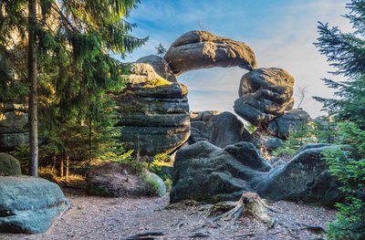 Kamenná brána v Broumovských stěnách, foto J. Chaloupková