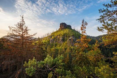 Jetřichovice, Havraní skála, foto M. Rak