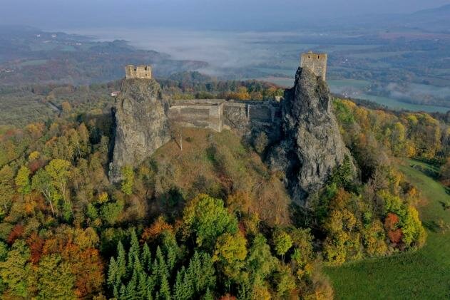 Opravy na hradě Trosky