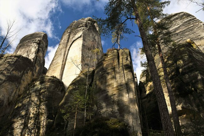 Webkamery v Adršpašských skalách