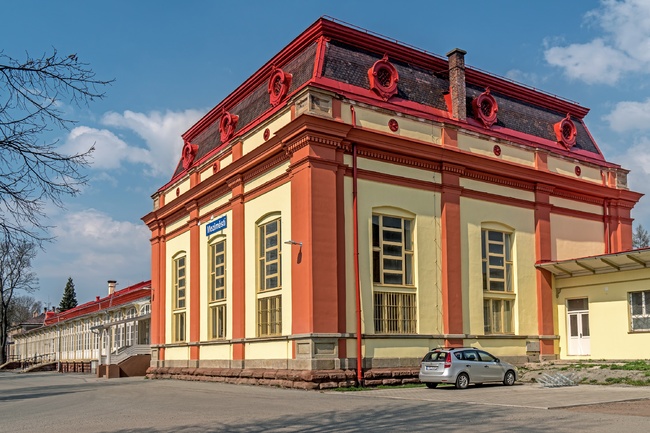 Railway station in Meziměstí