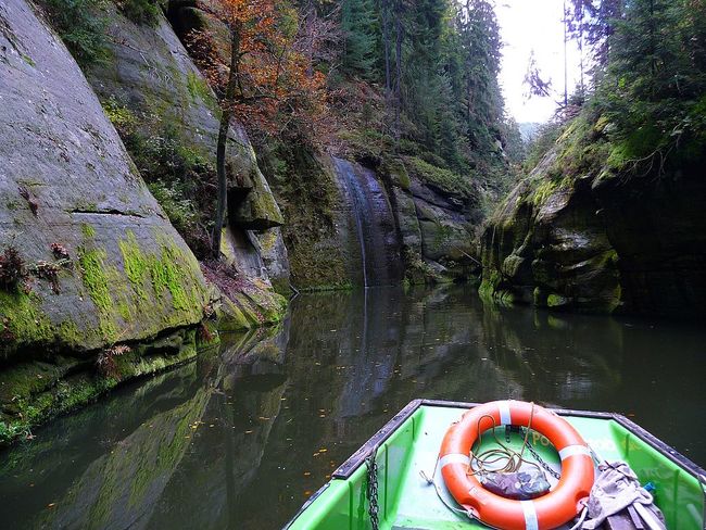 Hřenské soutěsky na řece Kamenici