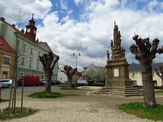Sloup Nejsvětější Trojice v Dubé